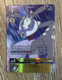 Antylamon EX2-022 Digital Hazard (Rare Alt Art) Digimon Card - Image 1