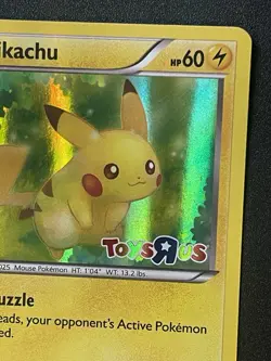 Pikachu 26/83 Toys R Us Promo Pokemon Card Holo Stamped Moderately Played - Image 2