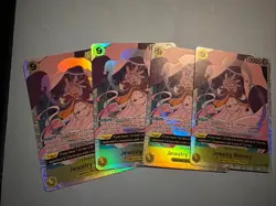 X4 One Piece Card Game TCG Jewelry Bonney OP13-108 SR M/NM Condition - Image 1