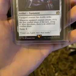 Genji Glove Final Fantasy Regular Card NM Condition MTG Magic the Gathering - Image 3