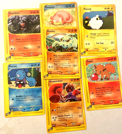 Pokemon TCG Aquapolis Nintendo E-card reader vintage wotc 2002 hounduor vulpix - Image 1