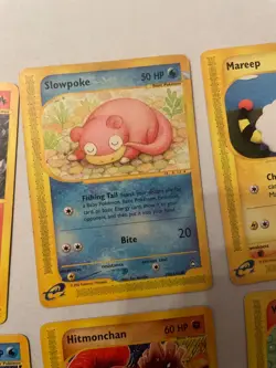Pokemon TCG Aquapolis Nintendo E-card reader vintage wotc 2002 hounduor vulpix - Image 3