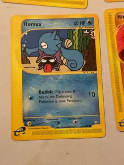 Pokemon TCG Aquapolis Nintendo E-card reader vintage wotc 2002 hounduor vulpix - Image 5