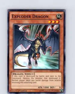 Yu-Gi-Oh TCG Exploder Dragon BP03-EN028 1st Edition Common Card NM - Image 1