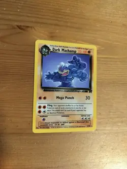 Dark Machamp 27/82 Unlimited Team Rocket Non Holo Pokemon Card LP - Image 1