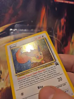 Pokemon TCG Eevee #11 Black Star Holo Promo Card 1999 WOTC LP WOW LOOK FAST - Image 3