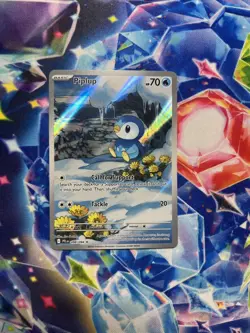 Piplup Illustration Rare 098/094 Mega Evo-Phantasmal Flames Pokemon Card NM CS - Image 1