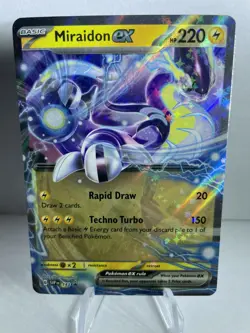 Pokemon TCG Cards Miraidon ex SVP143 Black Star Promo Holo NM-M - Image 1