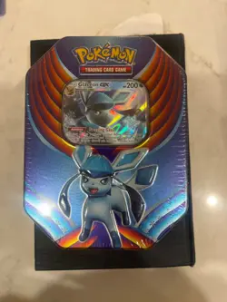 Pokemon Trading Card Game: Glaceon GX Evolution Celebration Tin 2018 NEW/SEALED - Image 1