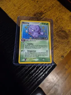 Pokemon Card - Weezing Stamped Deoxys 51/107 Reverse Holo NM Condition - Image 1
