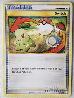 Switch 102/123 LP - HeartGold SoulSilver Pokemon Card - $2 Combined Shipping - Image 1