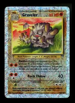 Graveler 44/110 Legendary Collection 2002 Reverse Holo WOTC Pokemon Card TCG - Image 1