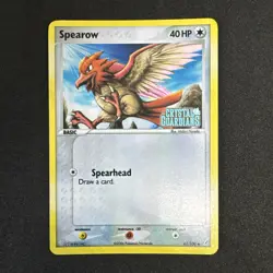 Spearow 61/100 EX Crystal Guardians Stamped Pokemon Card LP+ - Image 1