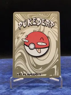 Pokederp DABIGFISH 20/25 - Gyarados Pokemon Derpy Fan Art Card - Image 2