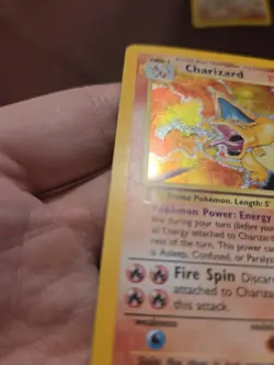Pokemon TCG Charizard Base Set Holo Rare Card 4/102 - Image 4
