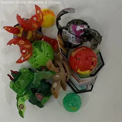 Lot of 8 Assorted Bakugan w/Cards and Tokens - Image 1