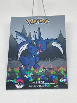 Scyther #123 - Cracked Ice Holo - Crystal Dark Black 2025 - Pokemon Card - Image 3
