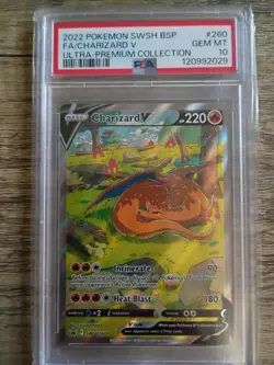 Charizard V SWSH260 SWSH: Sword & Shield Promo Card PSA 10 - Image 1