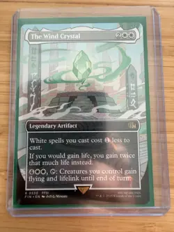 MTG Final Fantasy English The Wind Crystal Borderless 0330 Non-Foil - Image 1
