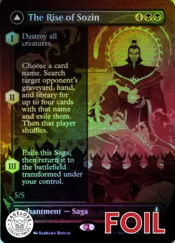 MTG The Rise of Sozin (Borderless) (356) | NM Foil | Avatar {TLA} - Image 1