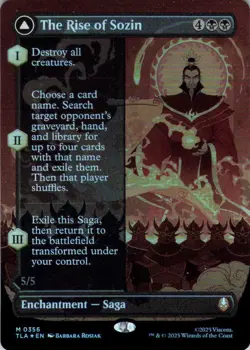 MTG The Rise of Sozin (Borderless) (356) | NM Foil | Avatar {TLA} - Image 2