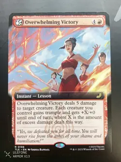 Overwhelming Victory #196 MTG Avatar: The Last Airbender NM/M - Image 1