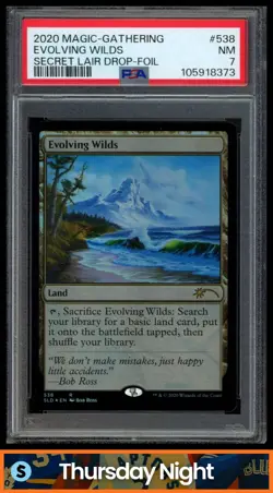 2020 MAGIC: THE GATHERING SECRET LAIR DROP #538 EVOLVING WINDS FOIL PSA 7 - Image 1