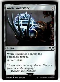 Worn Powerstone Universes Beyond: Warhammer 40000 Regular MTG NM - Image 1