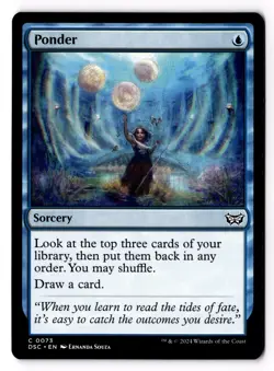 Ponder 73 Commander: Duskmourn: House of Horror NM - Image 1