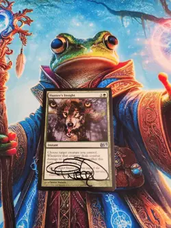 MTG Hunter's Insight - M12 Signed By Artist LP - Image 1
