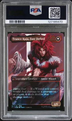 2025 MTG FINAL FANTASY KUJA, GENOME SORCERER/TRANCE KUJA, FATE DEFIED PSA 9 - Image 2