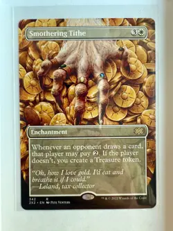 Smothering Tithe (Borderless) - Double Masters 2022 Regular NM/M - Image 1