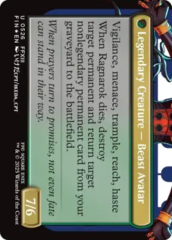 Fang, Fearless l'Cie (Borderless) (Surge Foil) [FINAL FANTASY] Magic MTG - Image 2