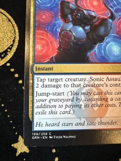 MTG Magic the Gathering Sonic Assault (199/291) Guilds of Ravnica LP - Image 2
