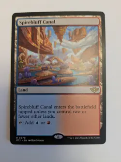 Spirebluff Canal R Outlaws of Thunder Junction 270 NM MtG - Image 1