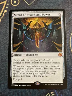 Sword of Wealth and Power Outlaws of Thunder Junction: the Big Score Regular NM - Image 1