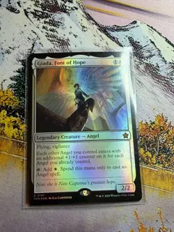 1x MTG Magic the Gathering Giada, Font of Hope (141/789) Foundations MINT FOIL - Image 1