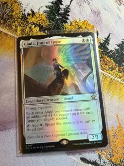 1x MTG Magic the Gathering Giada, Font of Hope (141/789) Foundations MINT FOIL - Image 4