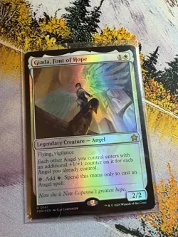 1x MTG Magic the Gathering Giada, Font of Hope (141/789) Foundations MINT FOIL - Image 5