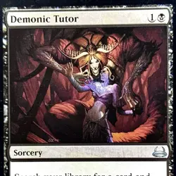 Demonic Tutor - Reg - MTG - Duel Decks: Divine v Demonic - 49/62 - UNCOMMON ~ NM - Image 1