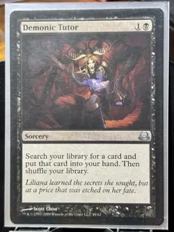 Demonic Tutor - Reg - MTG - Duel Decks: Divine v Demonic - 49/62 - UNCOMMON ~ NM - Image 2