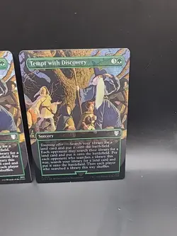 1x FOIL & REGULAR BORDERLESS TEMPT WITH DISCOVERY - Lord of the Rings - MTG - Image 3