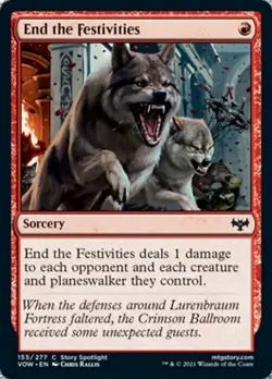End the Festivities x4 4x Innistrad: Crimson Vow NM MTG - Image 1