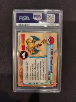 PSA 8 Chrome Spectra Charizard Topps Pokemon T.V. - Image 4