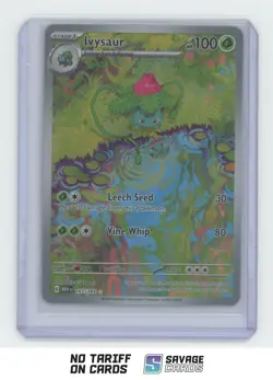 2023 Pokemon Scarlet & Violet 151 Holo Ivysaur #167/165 - Image 1