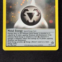 Metal Energy 19/111 Holo Rare Neo Genesis Unlimited WOTC 2000 Pokemon English - Image 4