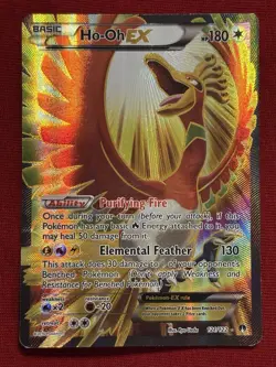 Ho-oh EX - 121/122 - Full Art Rare Holo BREAKpoint - Pokemon Card - LP - Image 1