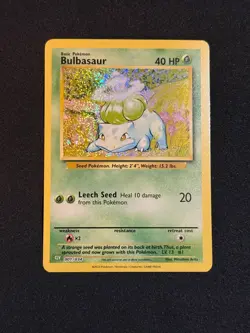 Bulbasaur 001/034 Pokemon Trading Card Game Classic Holo - Image 1
