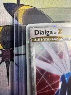 2008 POKEMON DIAMOND & PEARL BLACK STAR PROMO DP17 DIALGA LV.X-HOLO LP See Pics - Image 2