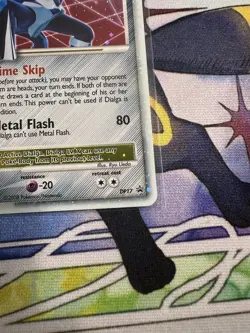 2008 POKEMON DIAMOND & PEARL BLACK STAR PROMO DP17 DIALGA LV.X-HOLO LP See Pics - Image 5